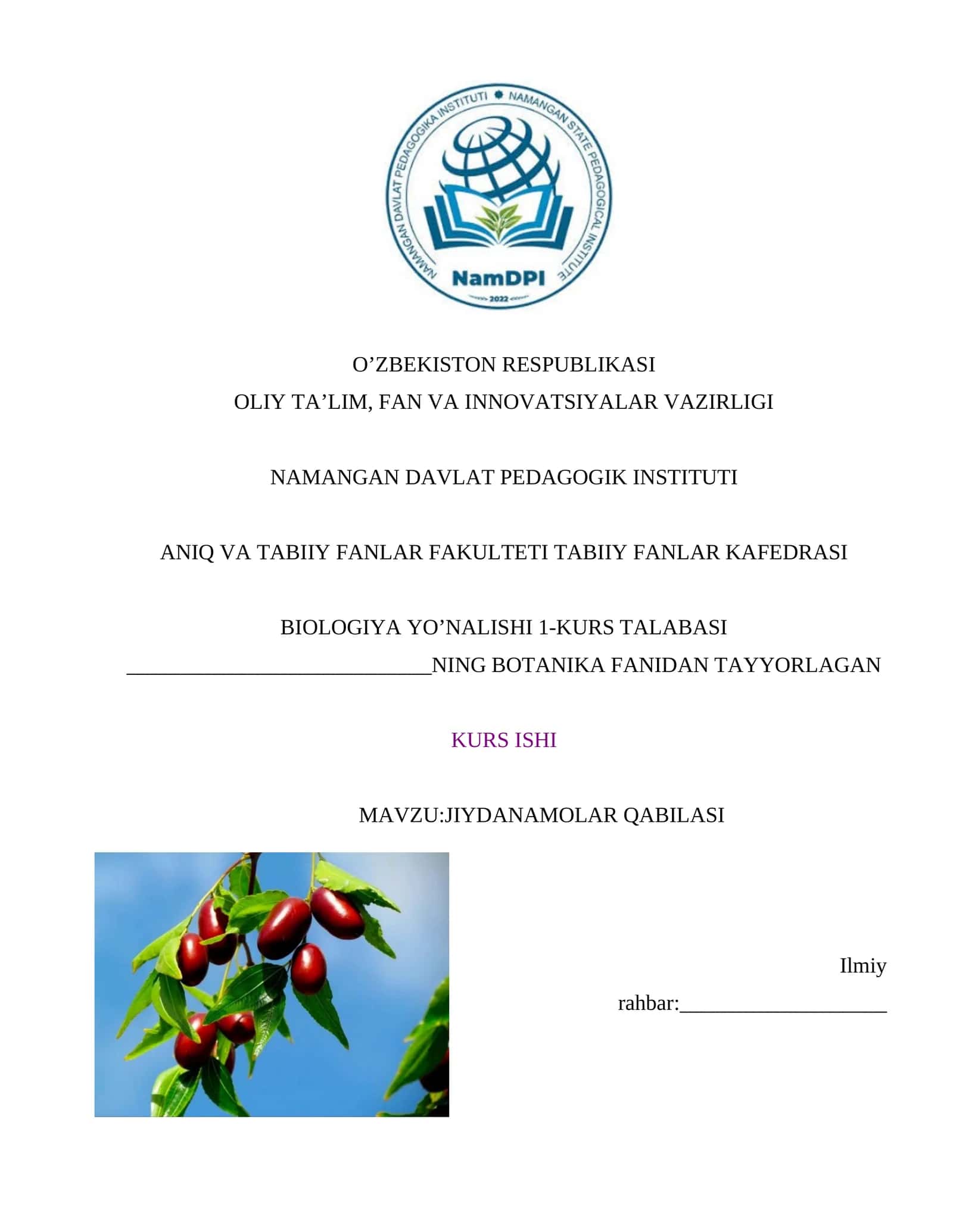 JIYDANAMOLAR QABILASI 1