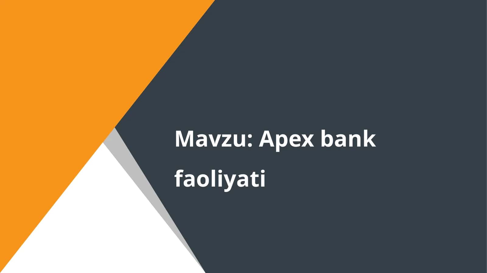 Apexbankfaoliyati 1