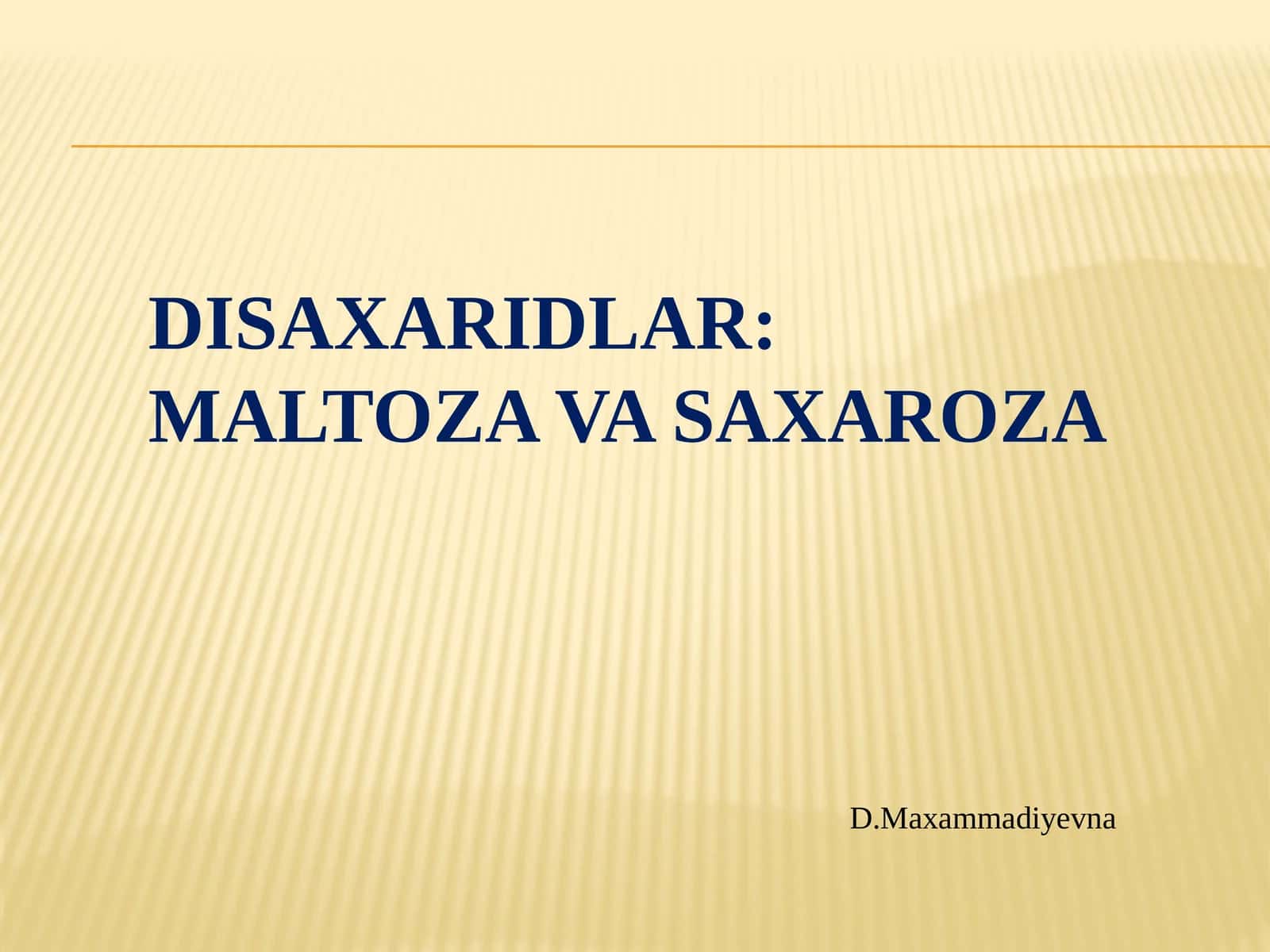 Disaxaridlar 1