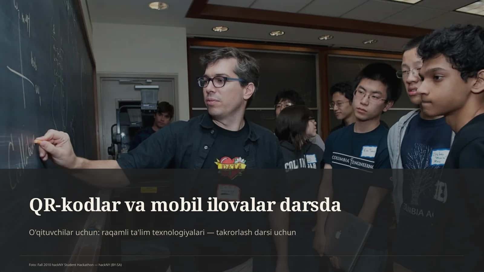 QR-kodlar va mobil ilovalar darsda 1