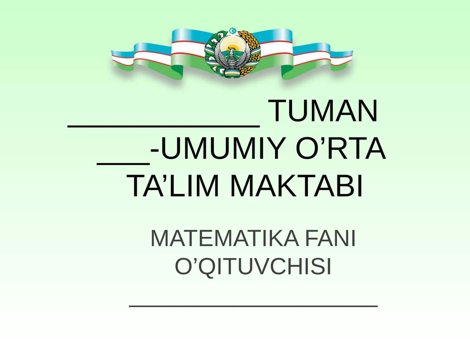 5-sinf matematika .Sonli va harfli ifodalar 1