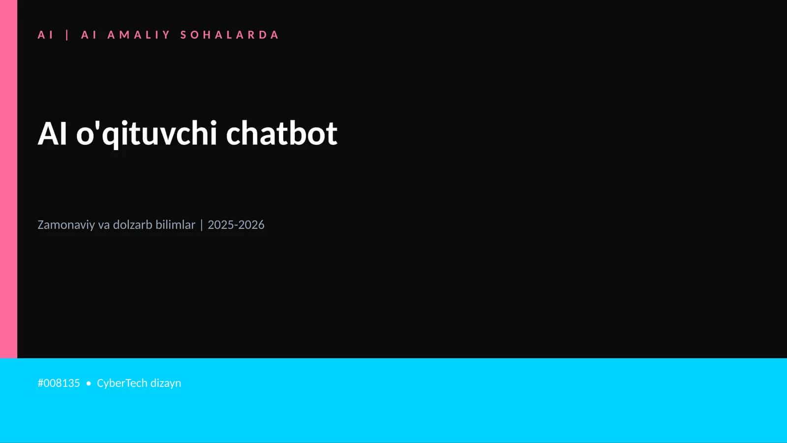 AI o'qituvchi chatbot 1