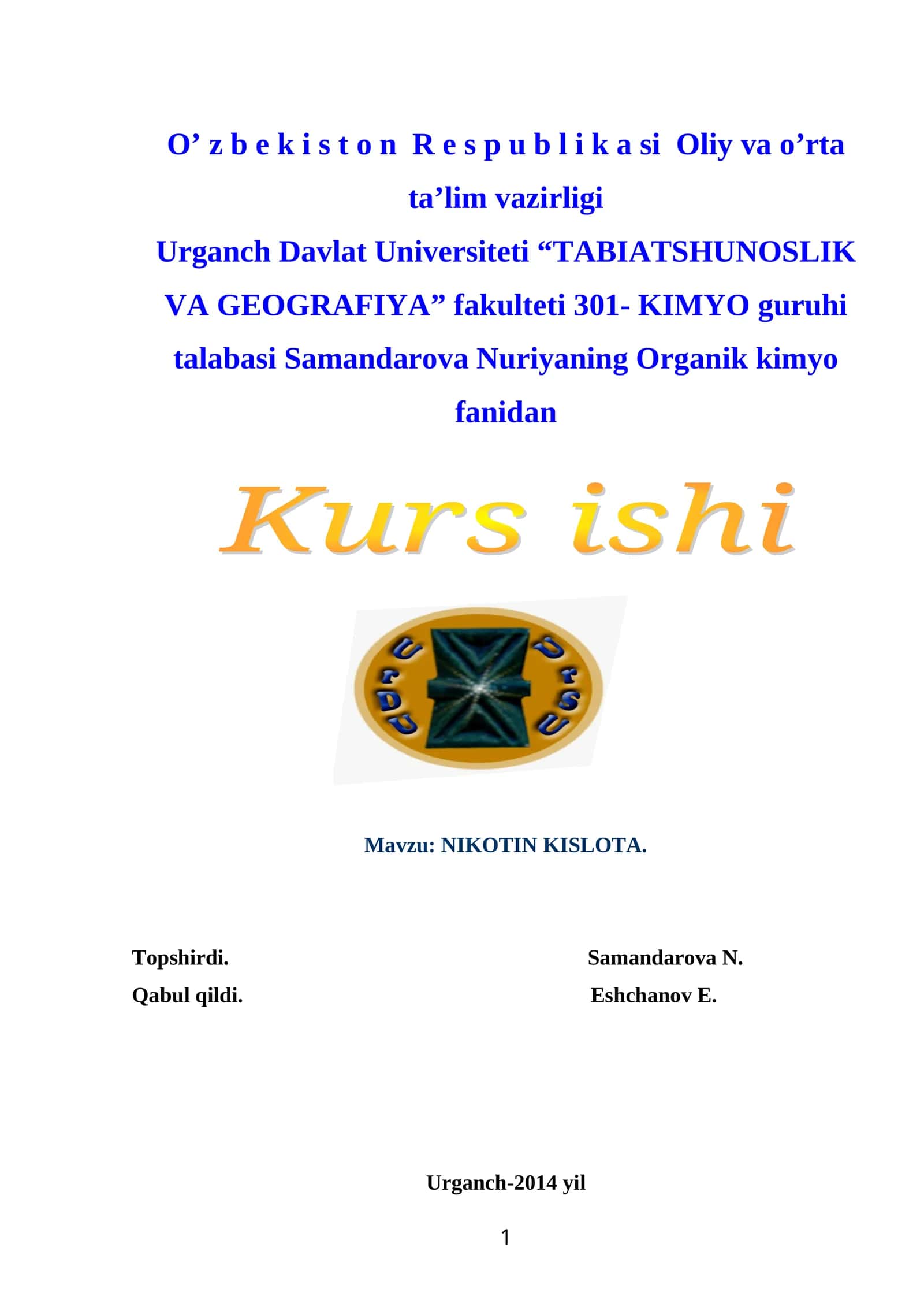NIKOTIN KISLOTA 1