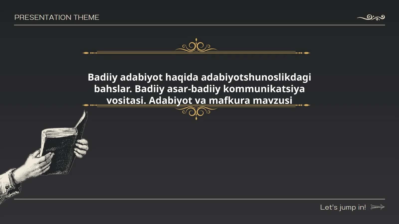 Adabiyot va Mafkura 1