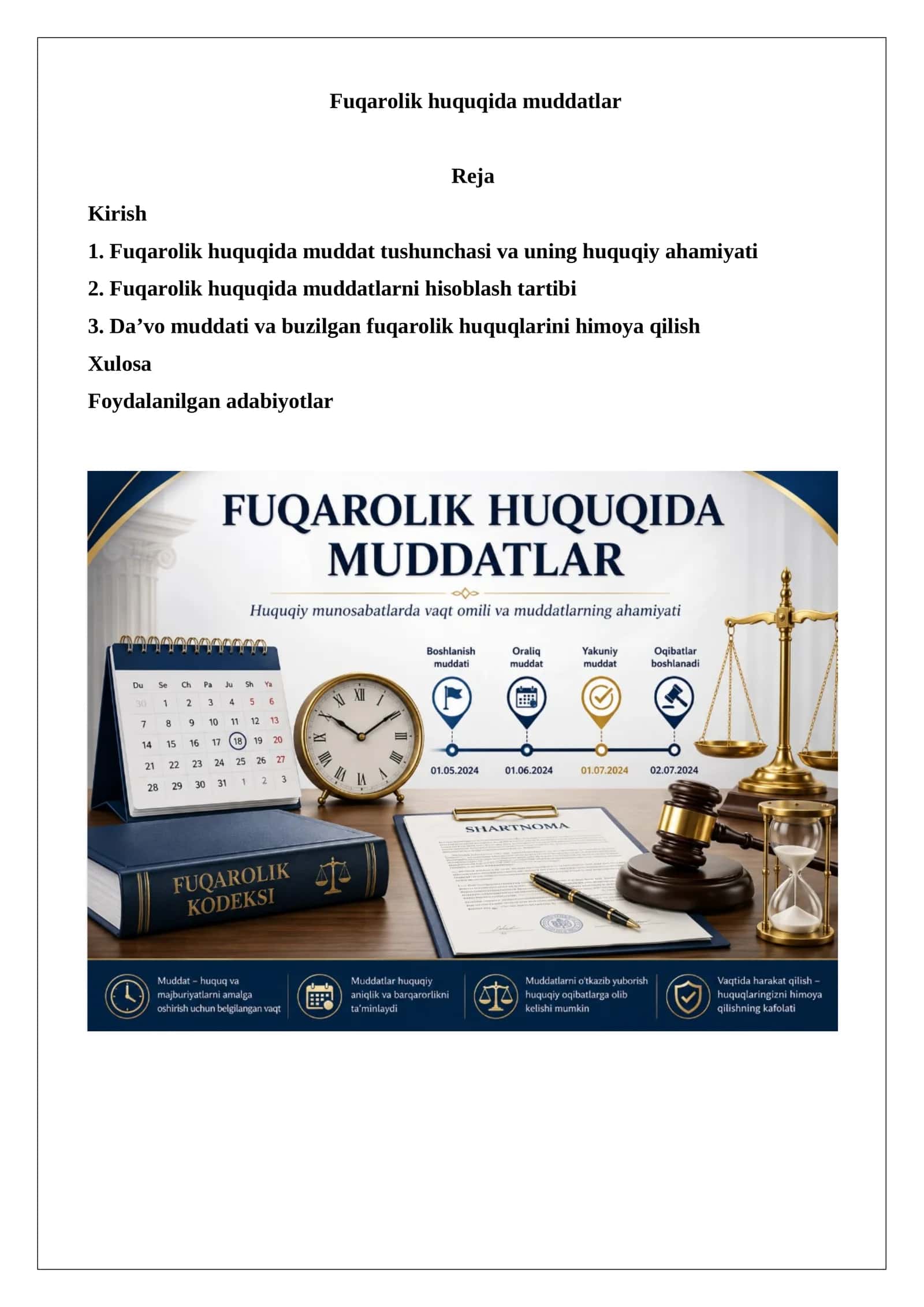 Fuqarolik huquqida muddatlar 1