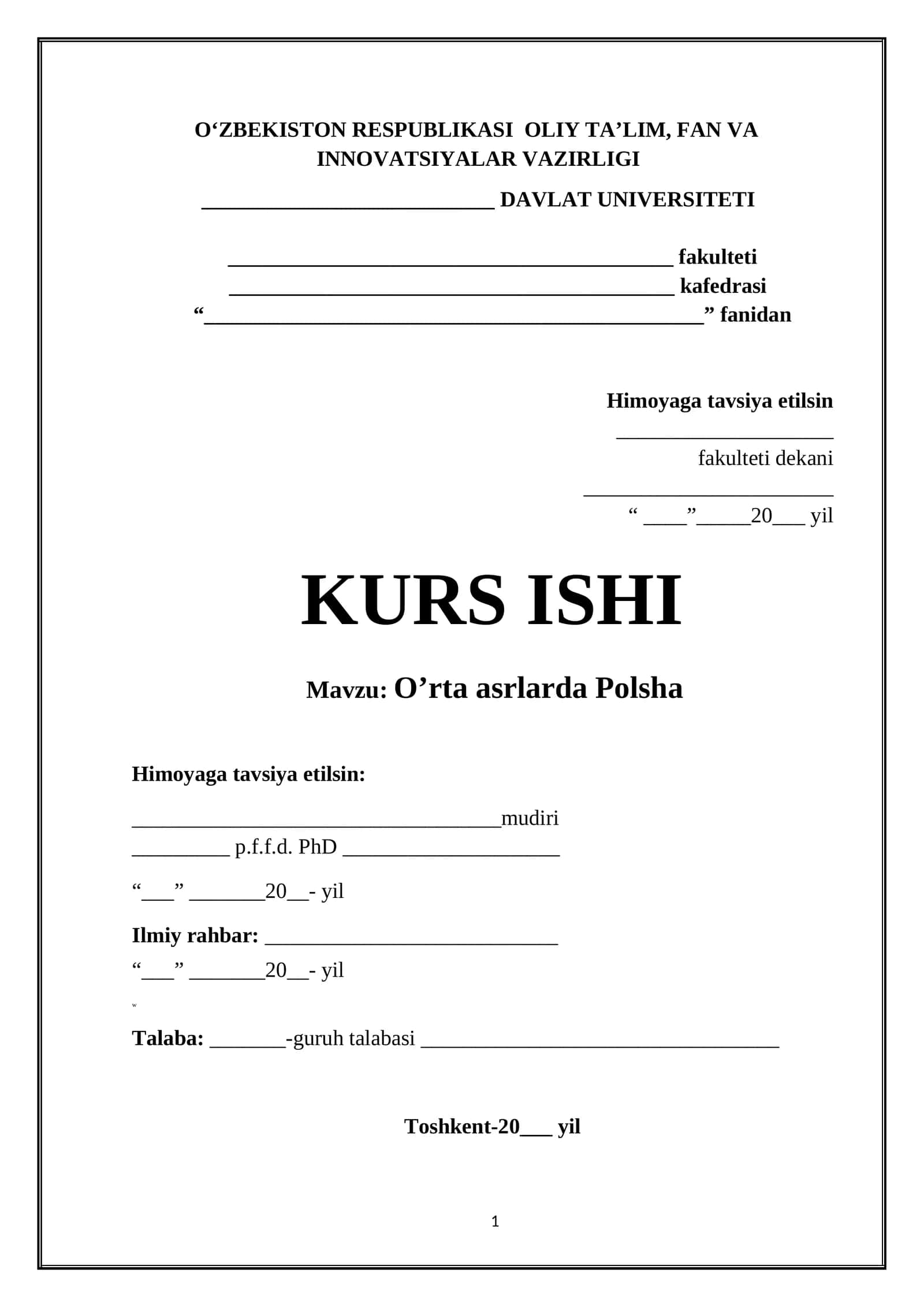 O’rta asrlarda Polsha 1