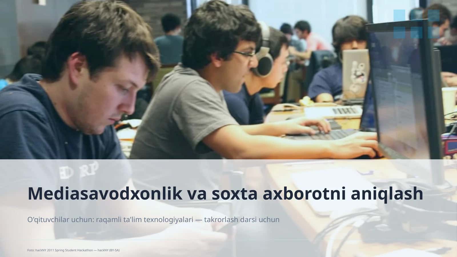 Mediasavodxonlik va soxta axborotni aniqlash 1