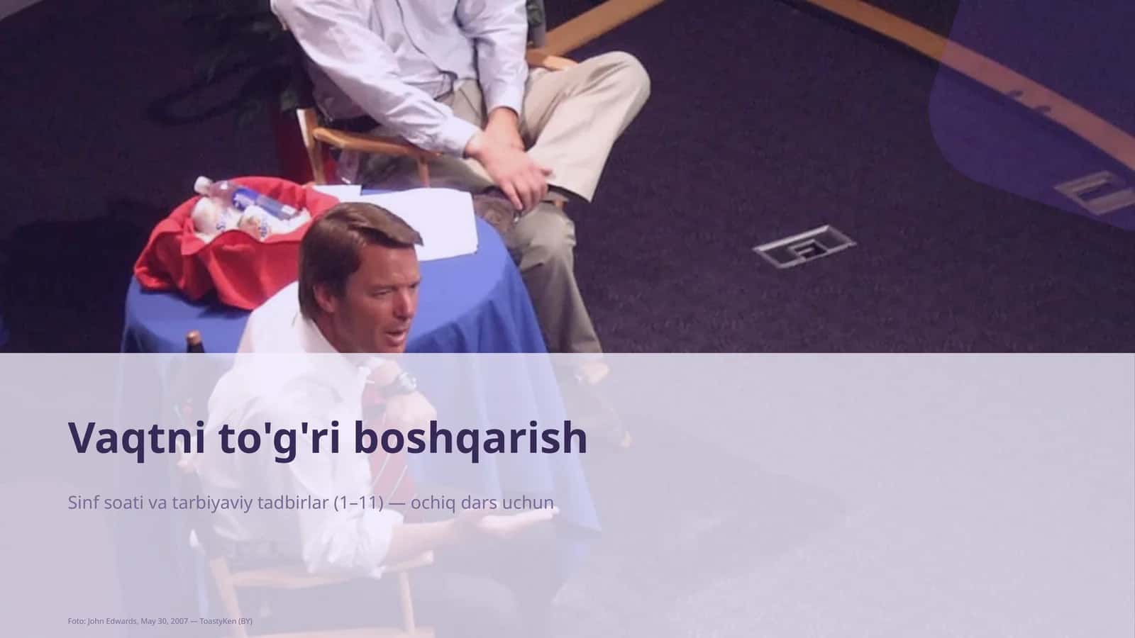 Vaqtni to'g'ri boshqarish 1
