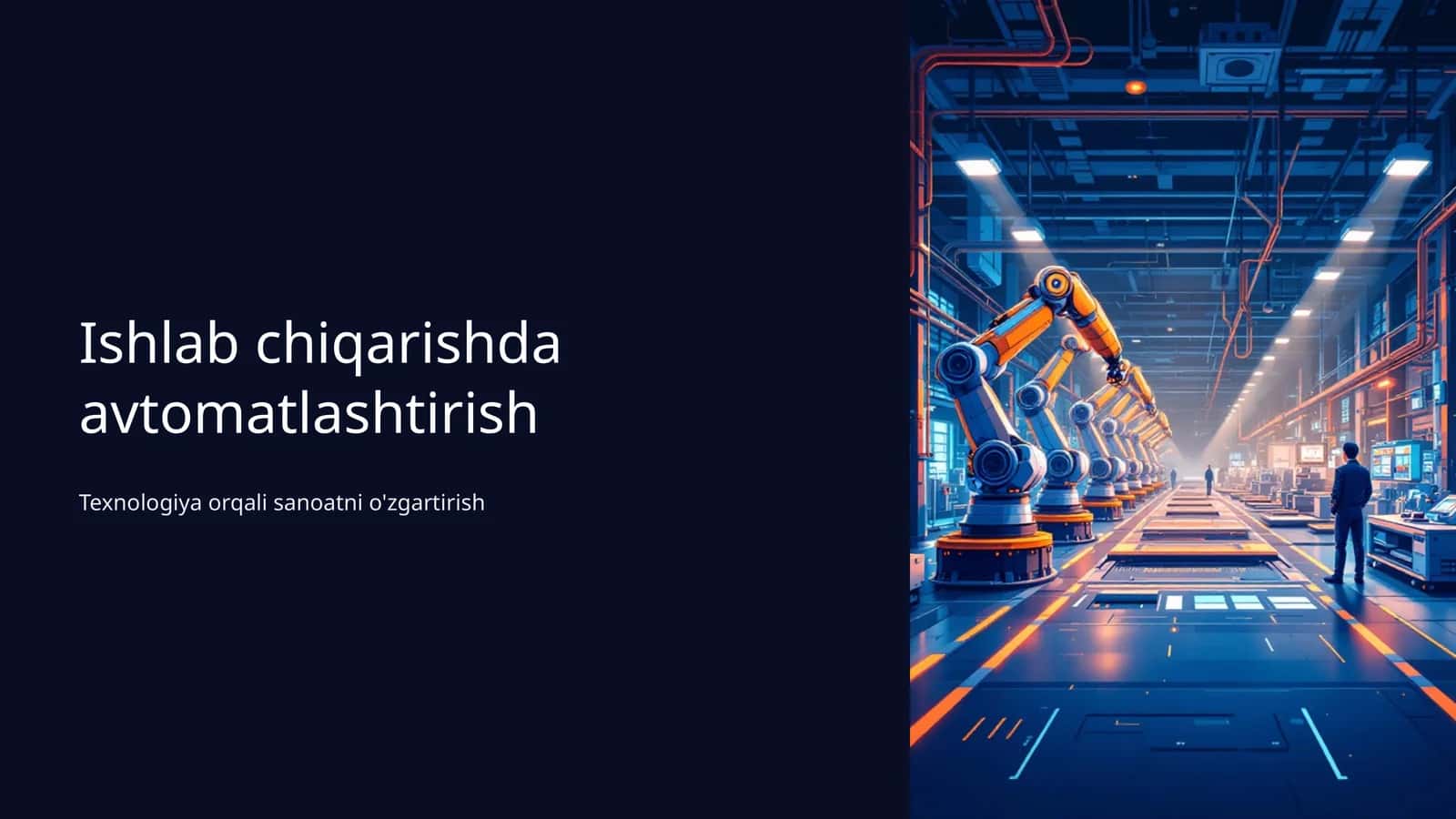 Ishlab chiqarishda avtomatlashtirish 1