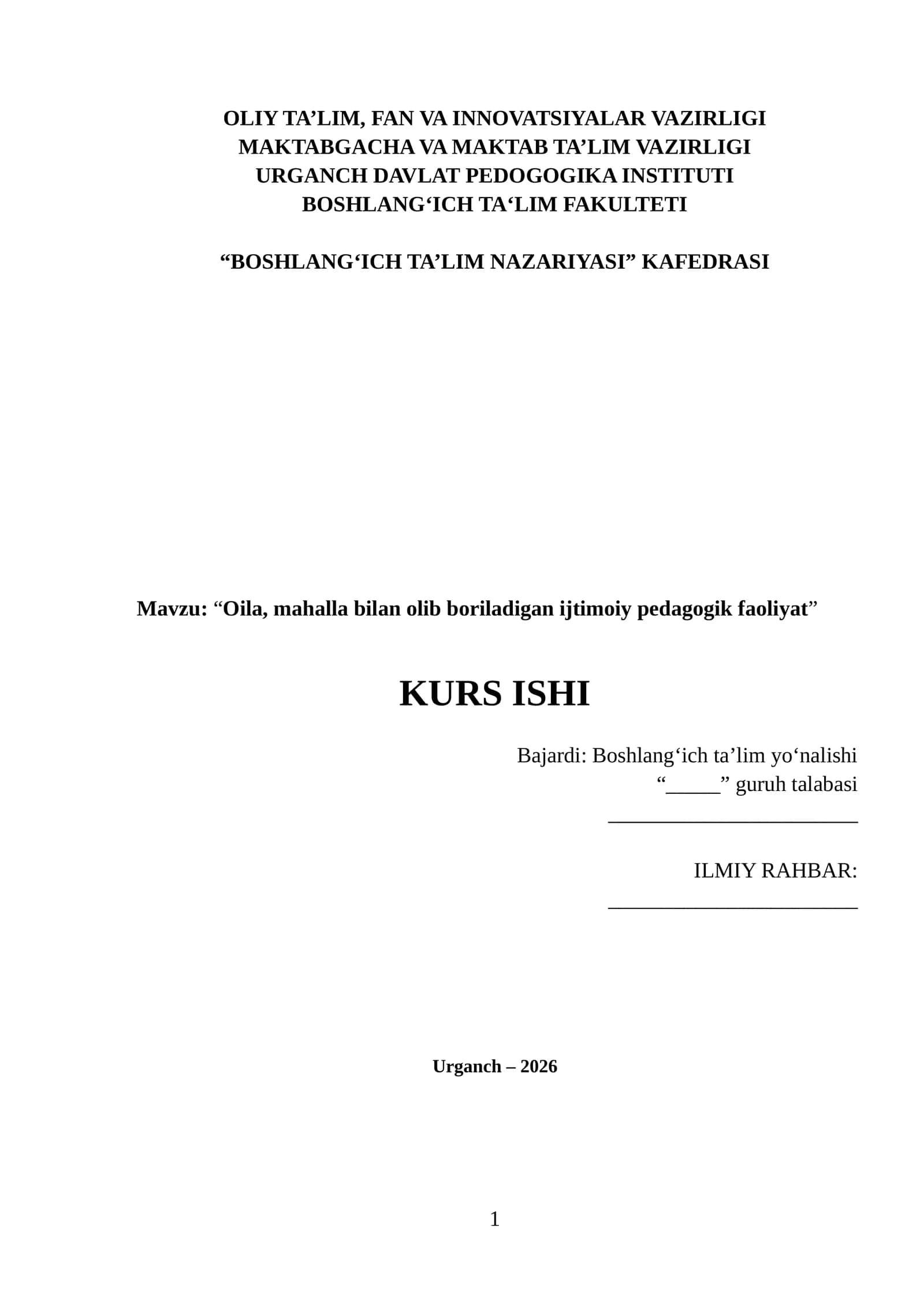 kurs ishi 1