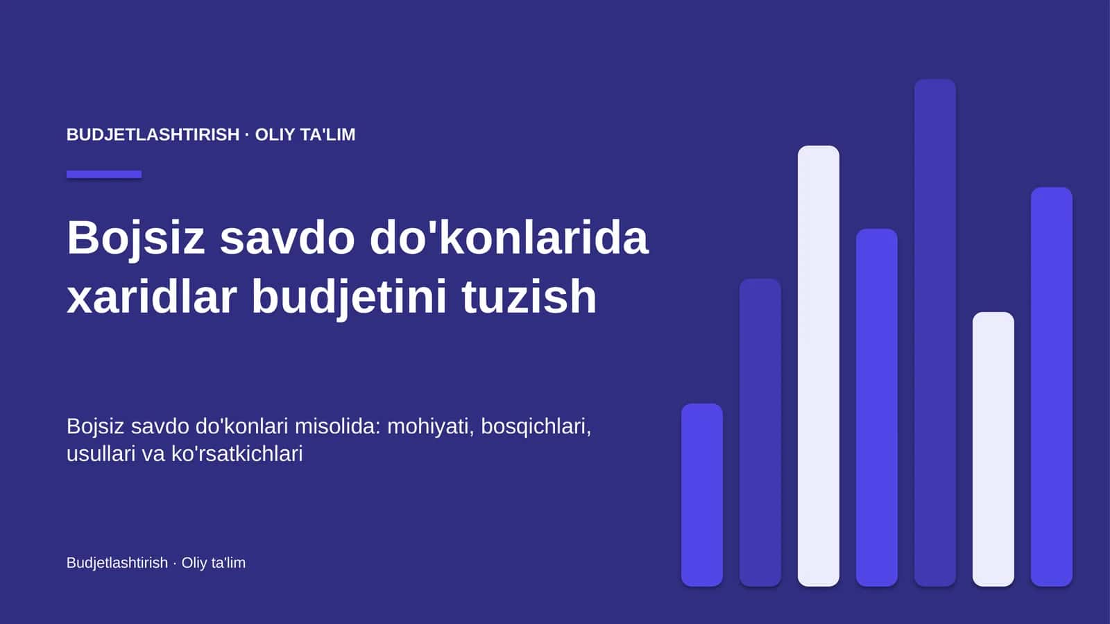 bojsiz savdo do'konlarida xaridlar budjetini tuzish 9385 1