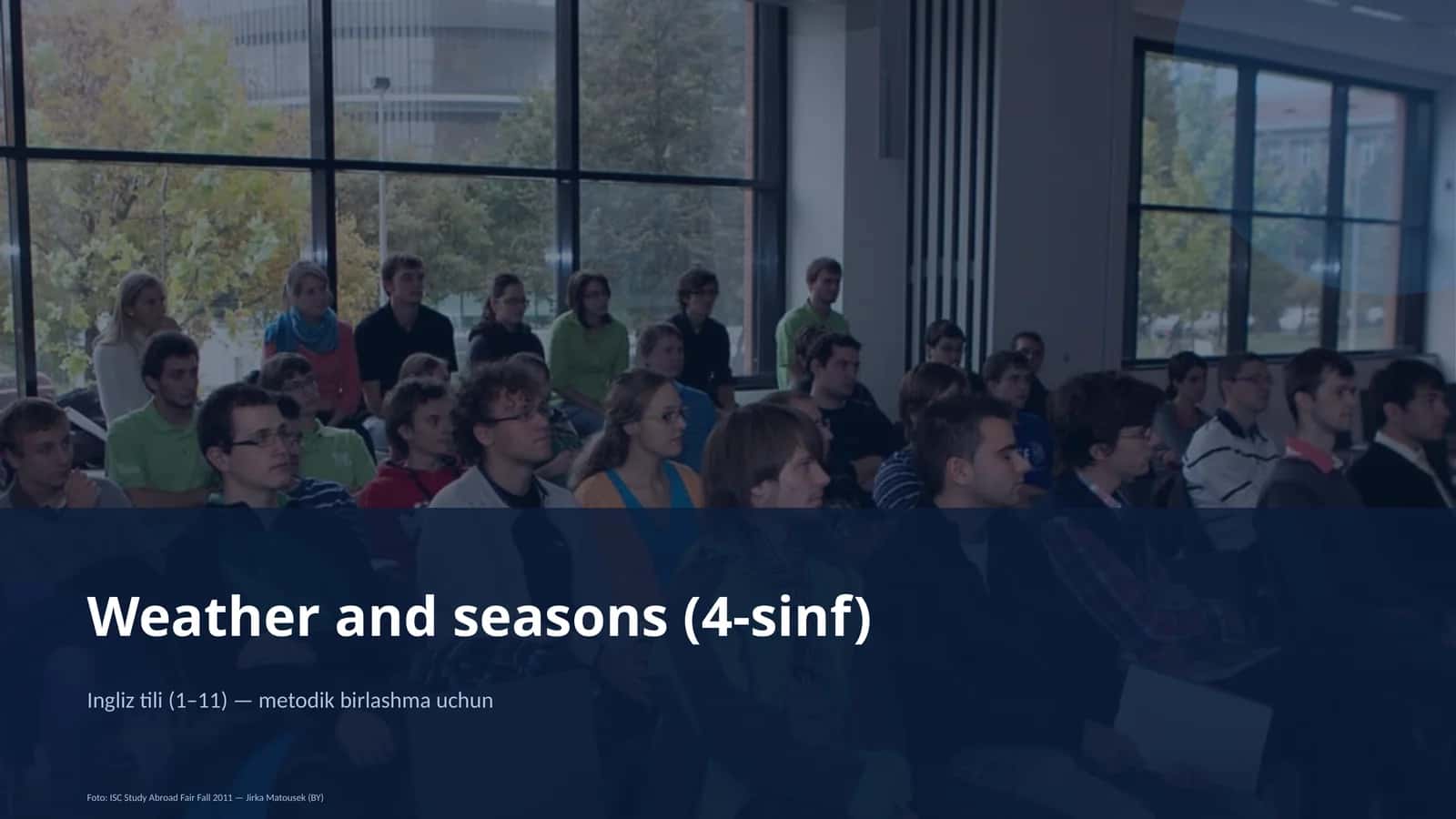 Weather and seasons (4-sinf) 1