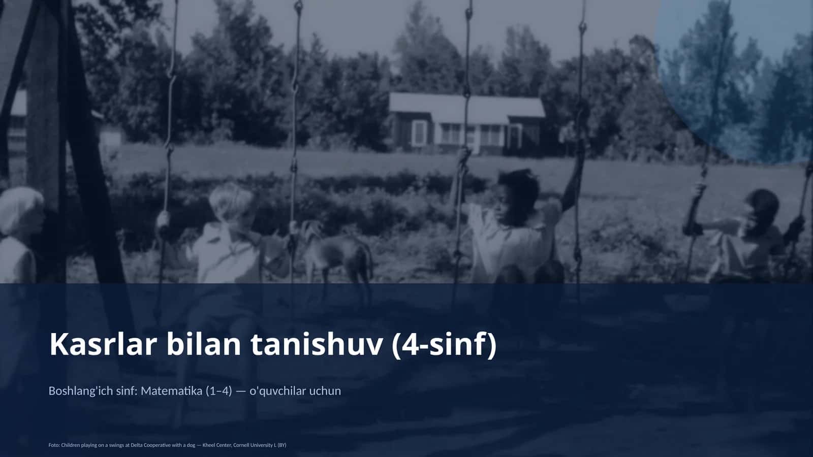 Kasrlar bilan tanishuv (4-sinf) 1