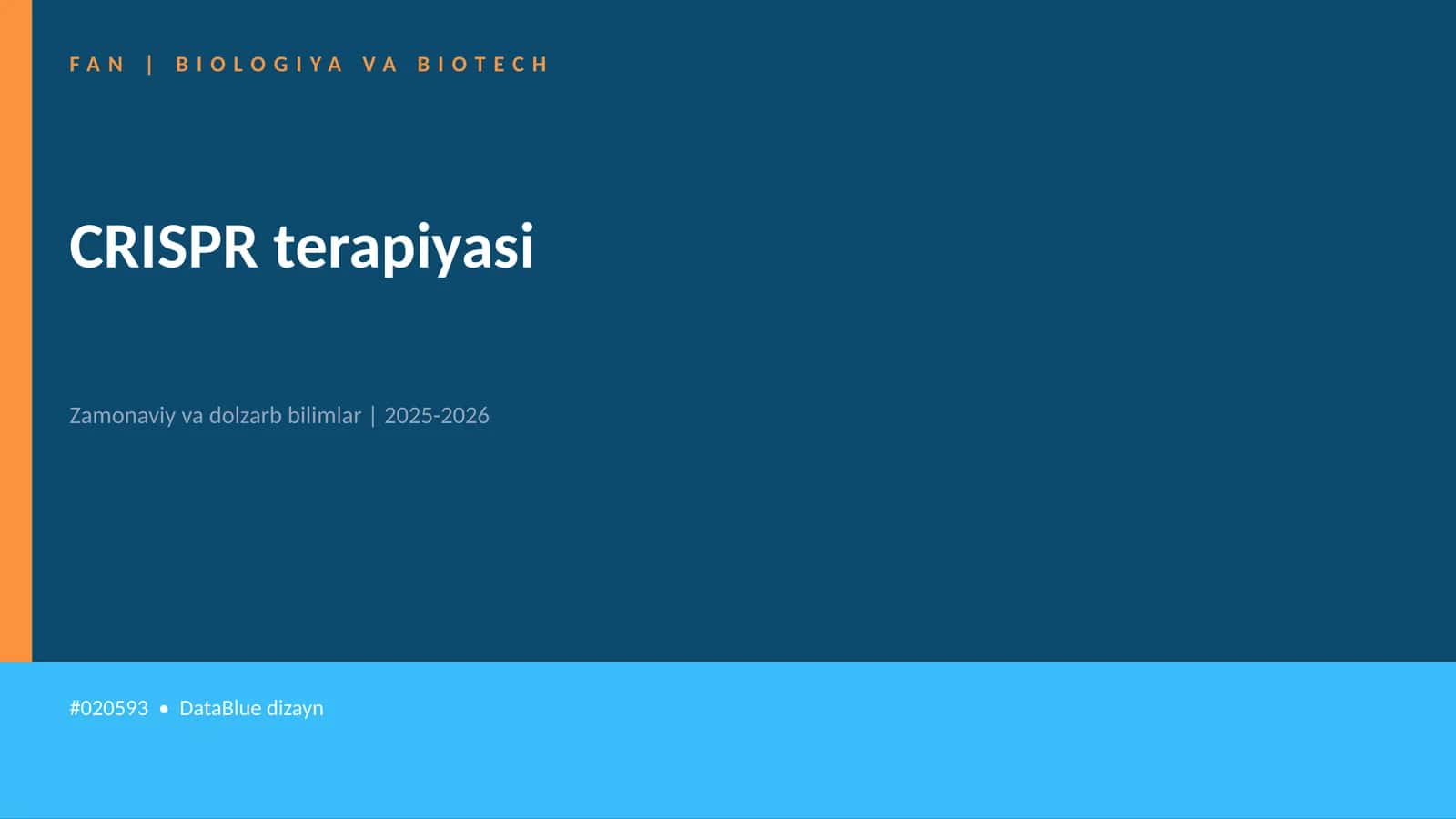 CRISPR terapiyasi 1