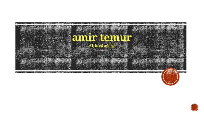Amir temur 1