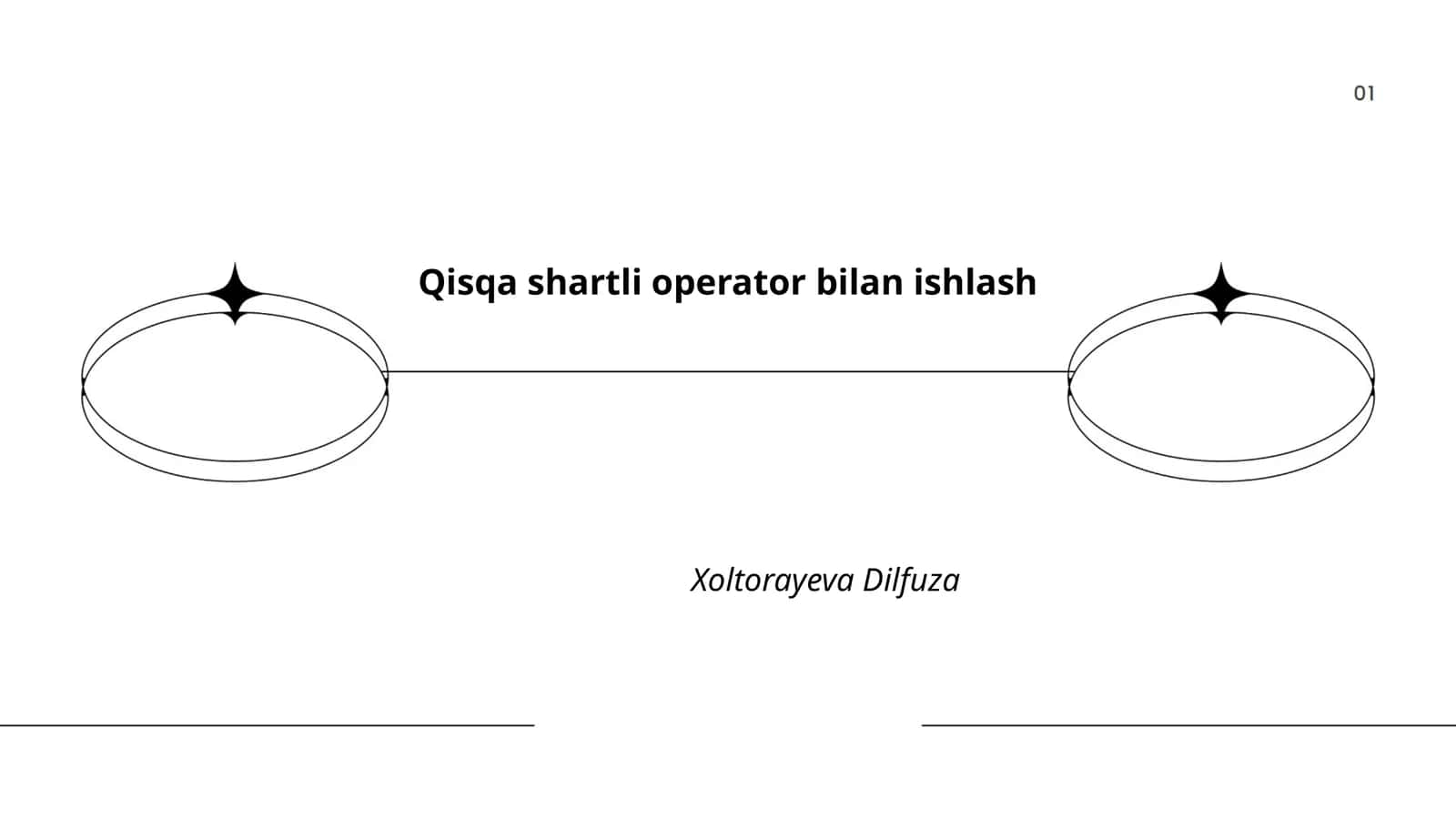 Introduction to Conditional Operators 1