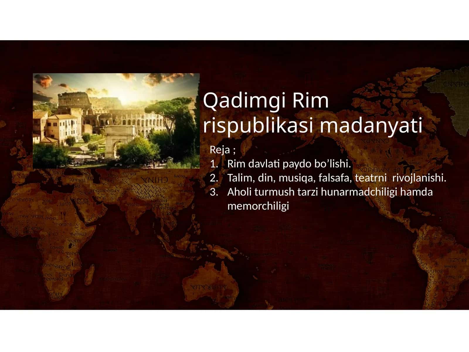 Ilk Rim imperiyasi 1