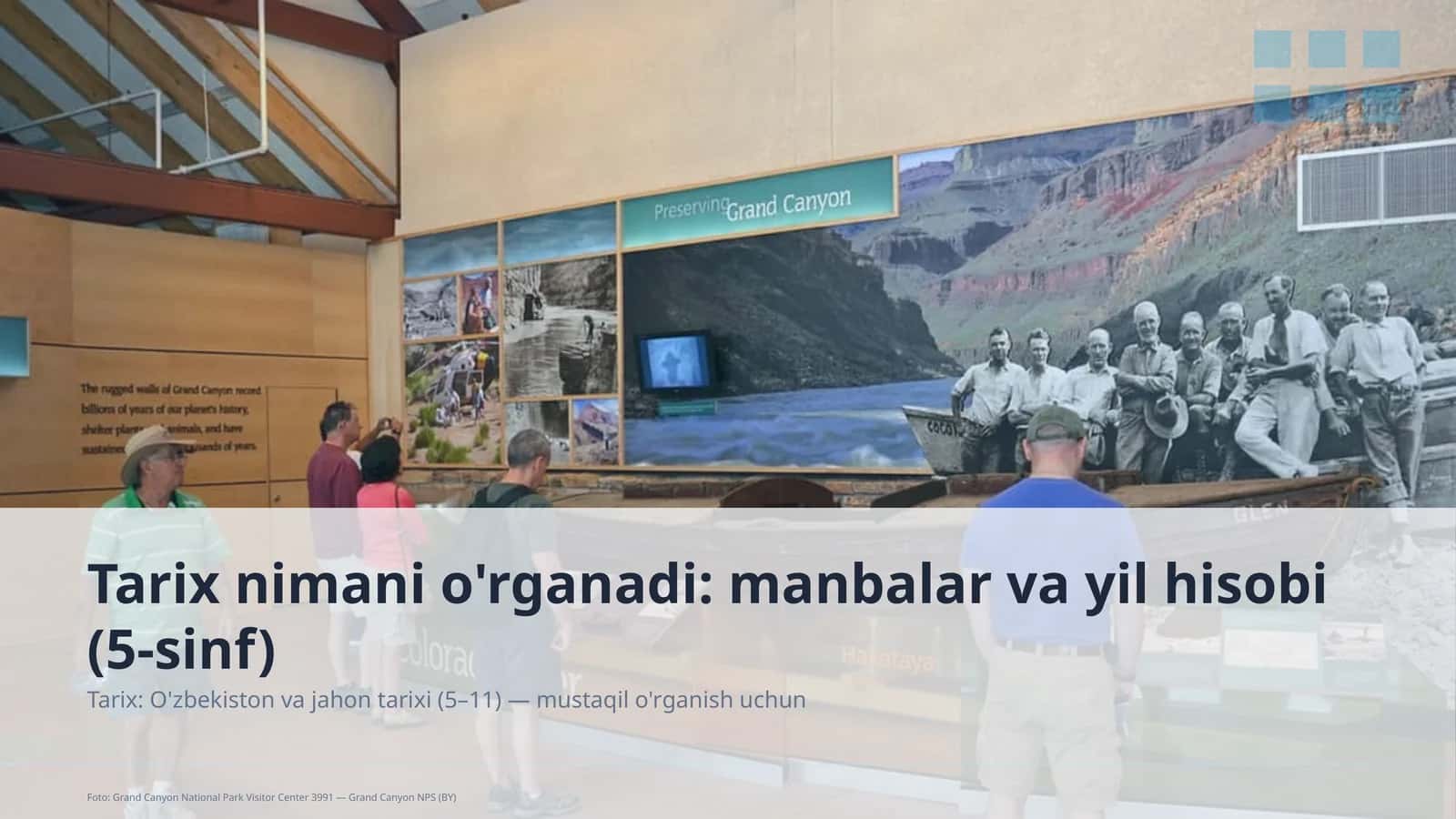 Tarix nimani o'rganadi: manbalar va yil hisobi (5-sinf) 1