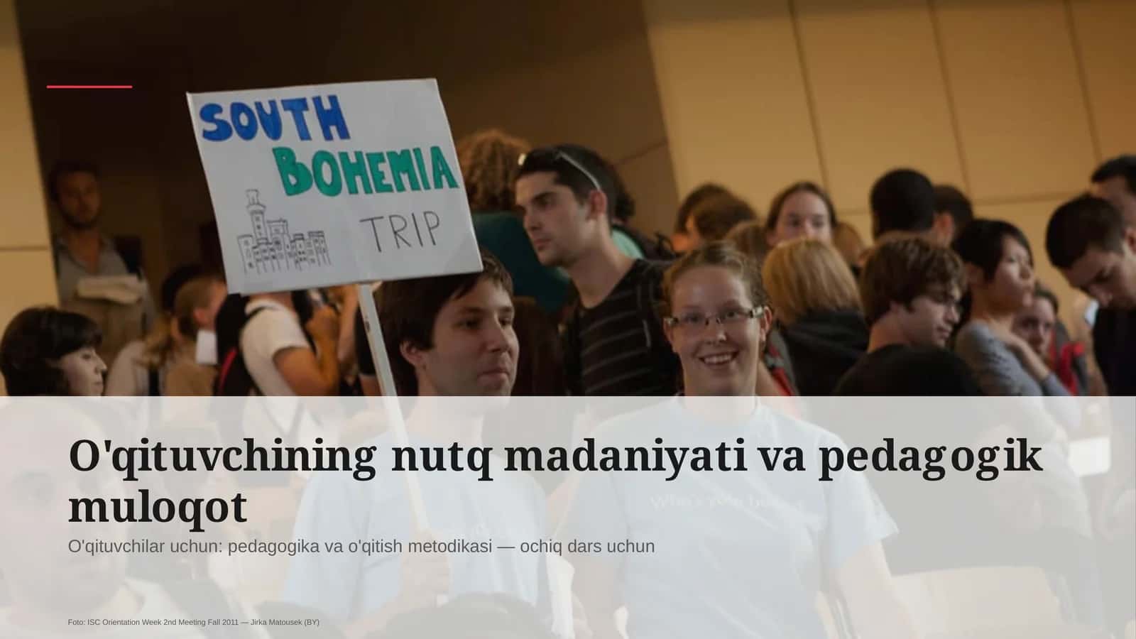 O'qituvchining nutq madaniyati va pedagogik muloqot 1