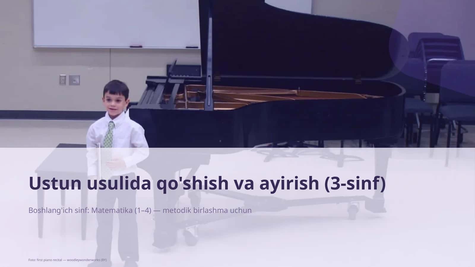 Ustun usulida qo'shish va ayirish (3-sinf) 1