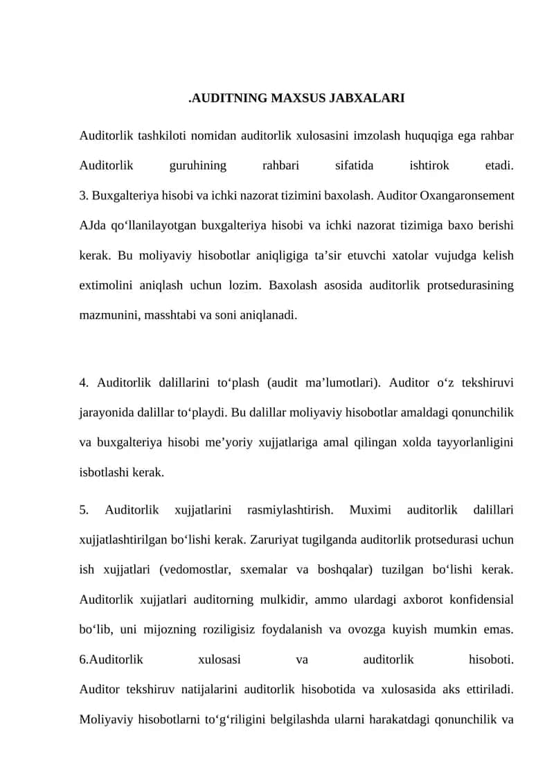 AUDITNING MAXSUS JABXALARI 1