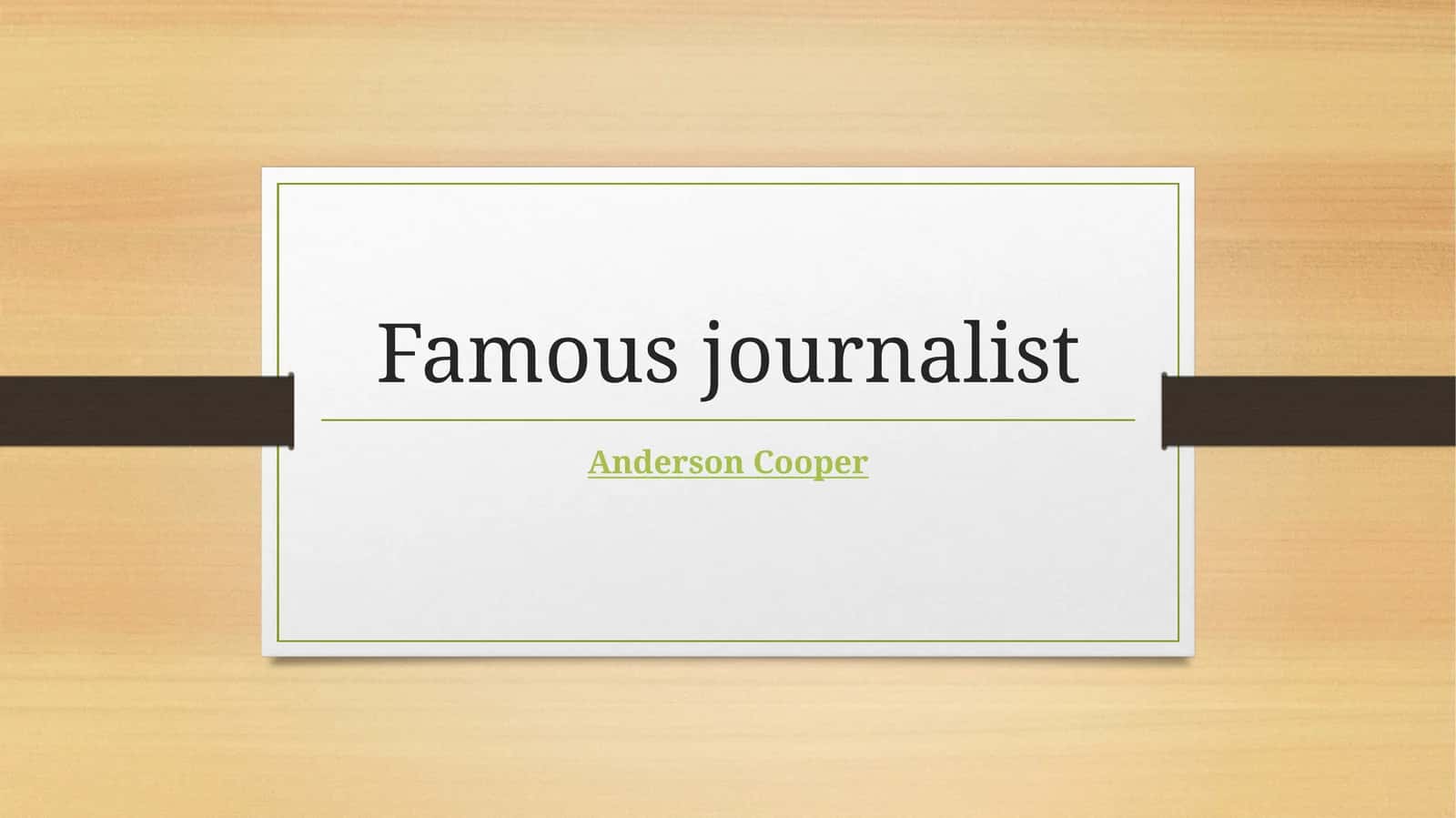 Introduction to Journalism 1