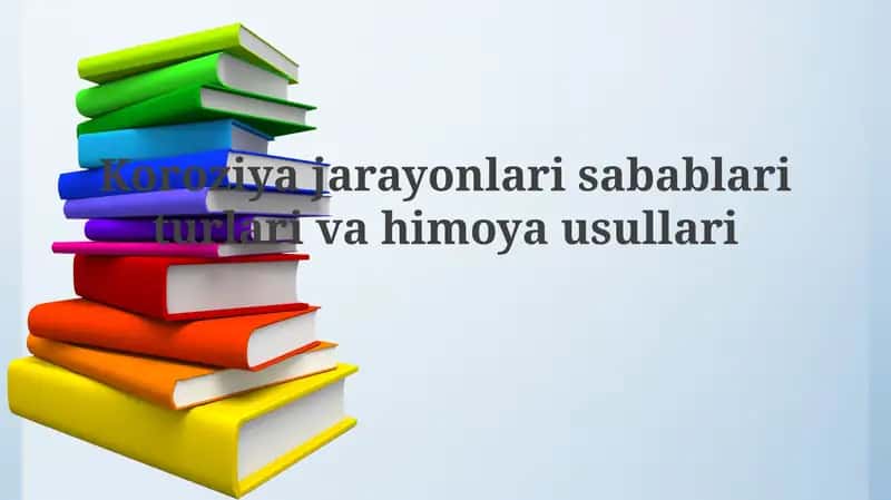 Korroziya Jarayonlarining Turlari 1