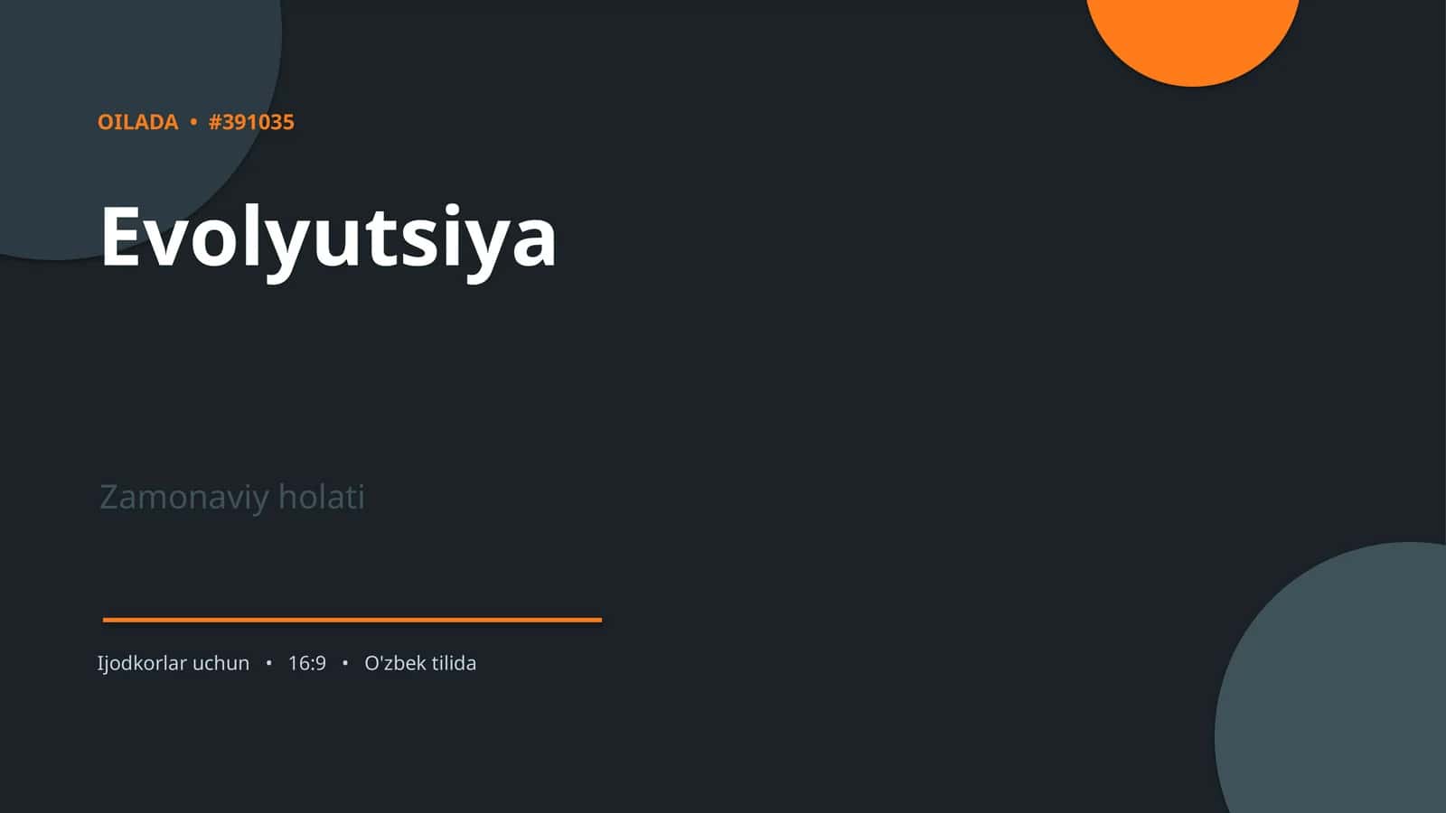 Evolyutsiya 1