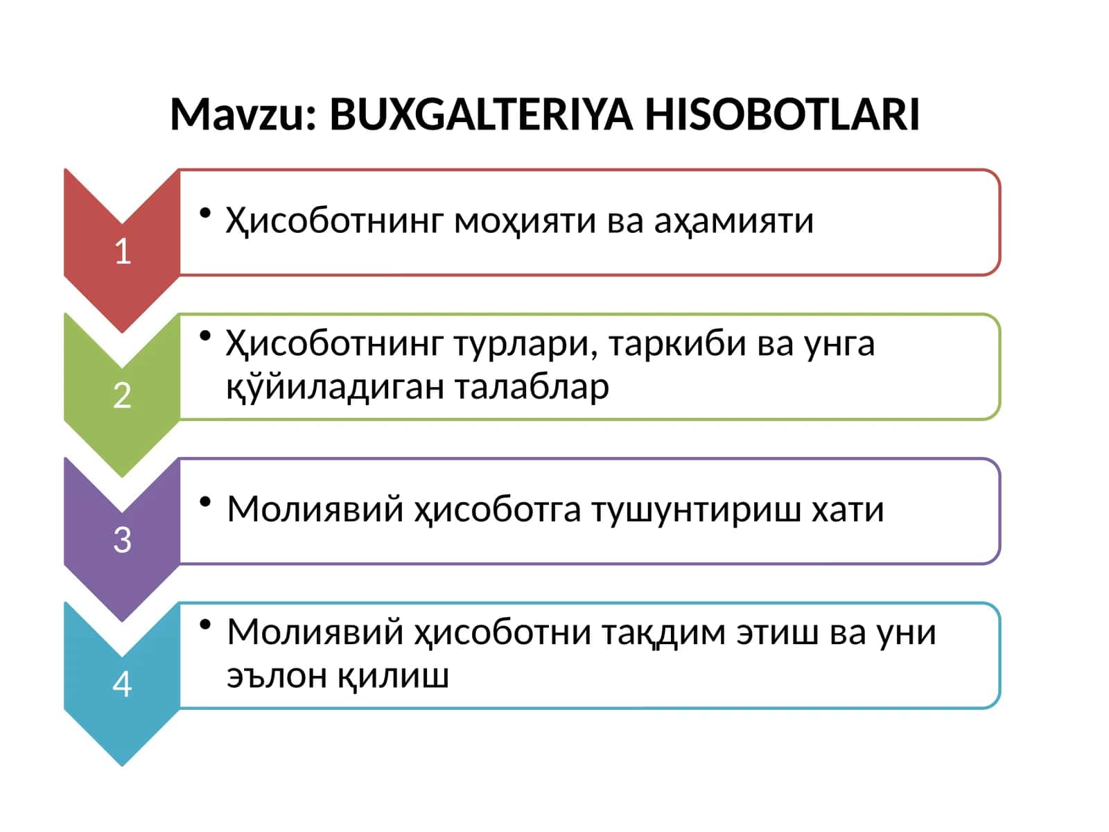 BUXGALTERIYA HISOBOTLARI 1