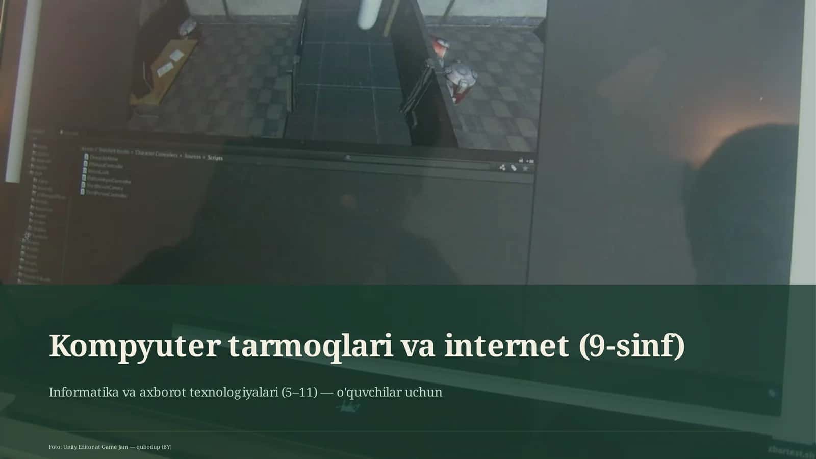 Kompyuter tarmoqlari va internet (9-sinf) 1