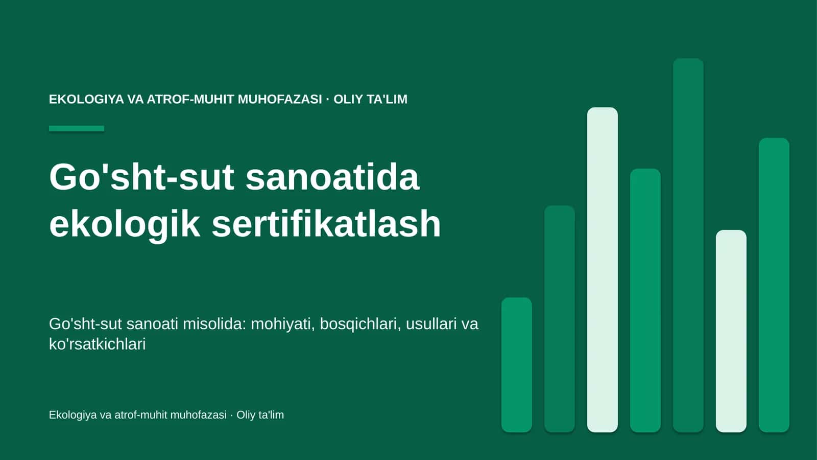 go'sht sut sanoatida ekologik sertifikatlash 8237 1