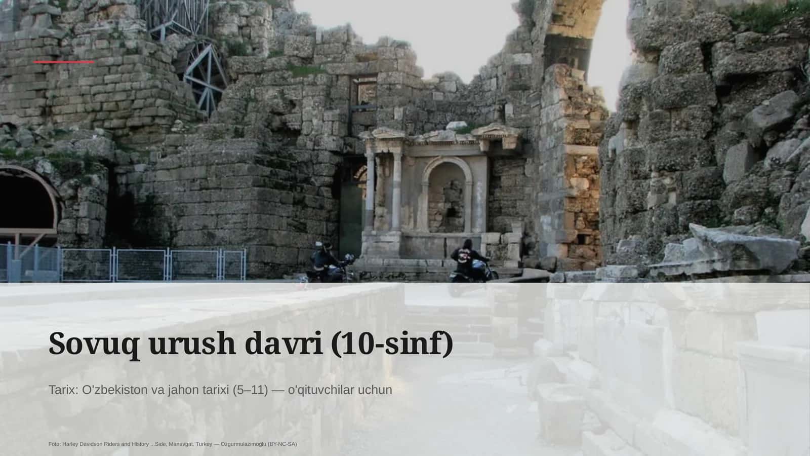 Sovuq urush davri (10-sinf) 1