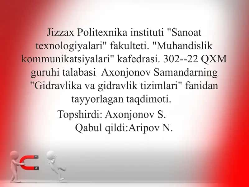 Bosim oʻlchash asboblari 1
