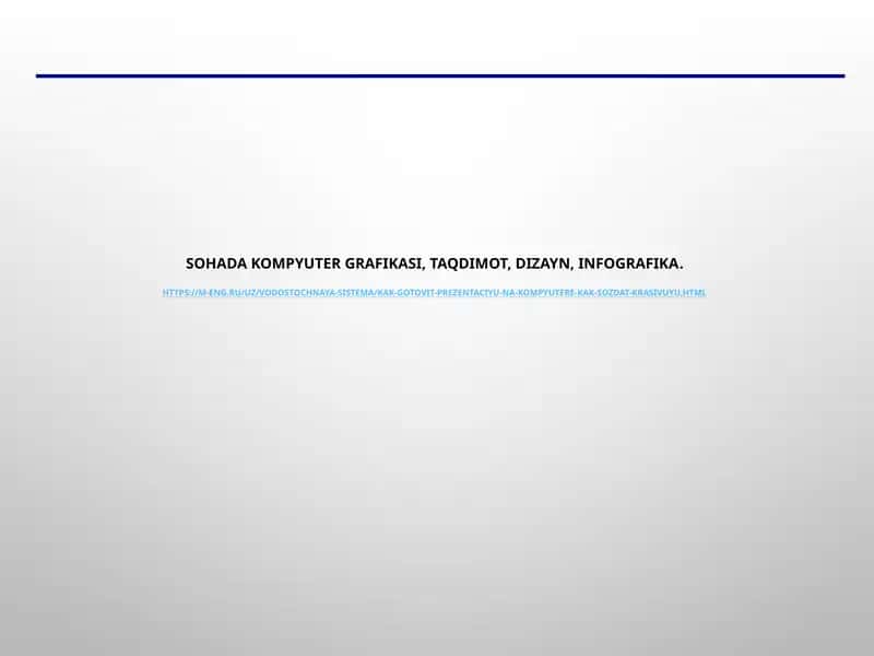 Kompyuter grafikasi 1