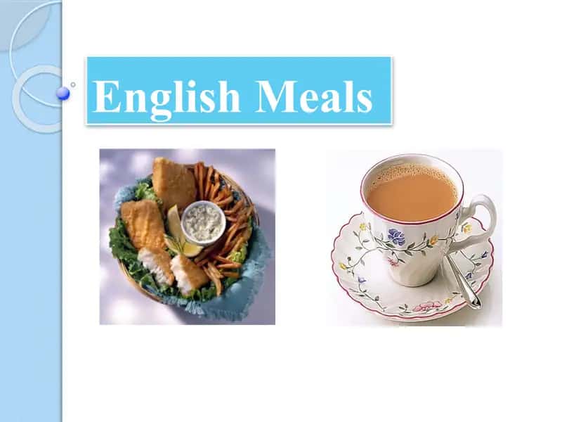 English Meals 1