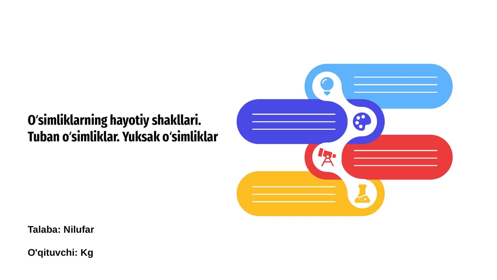 O‘simliklarning hayotiy shakllari 1