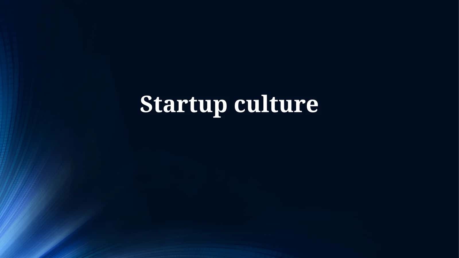 Start-Up Culture 1