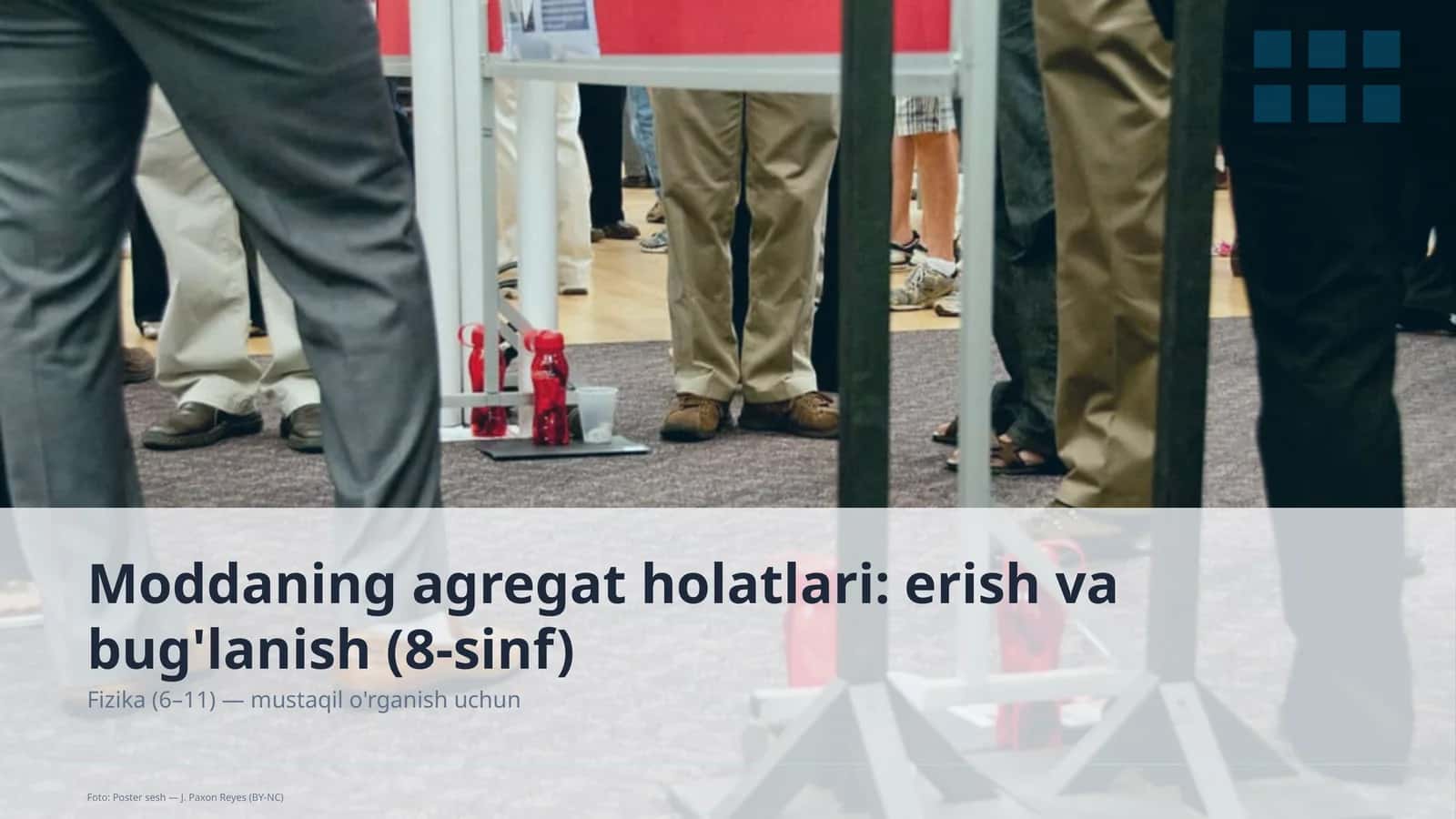 Moddaning agregat holatlari: erish va bug'lanish (8-sinf) 1