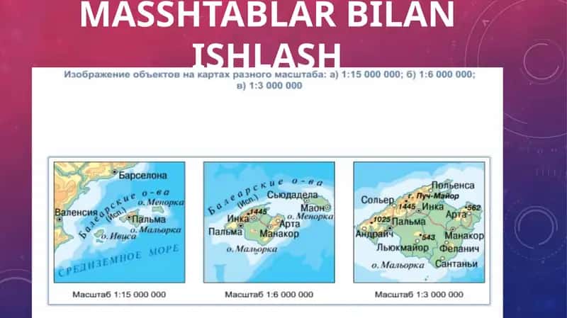 MASSHTABLAR BILAN ISHLASH 1