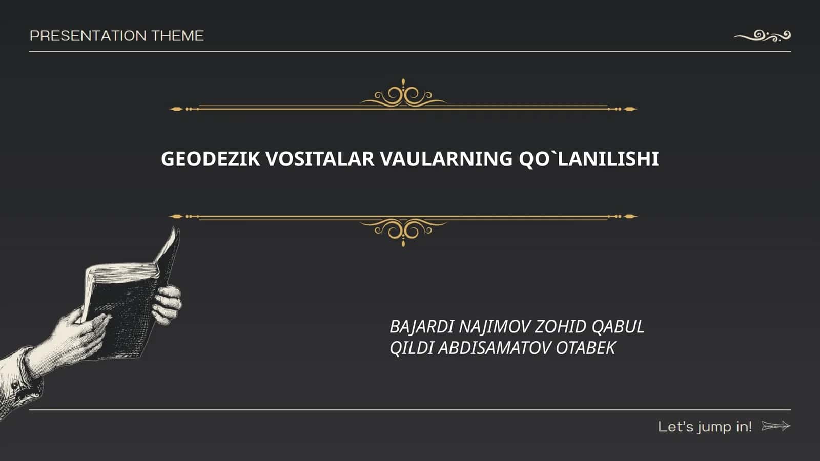 Geodezik vositalar va ularning qo'lanilishi 1
