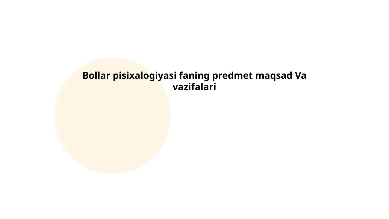 Bollar Psixologiyasi 1