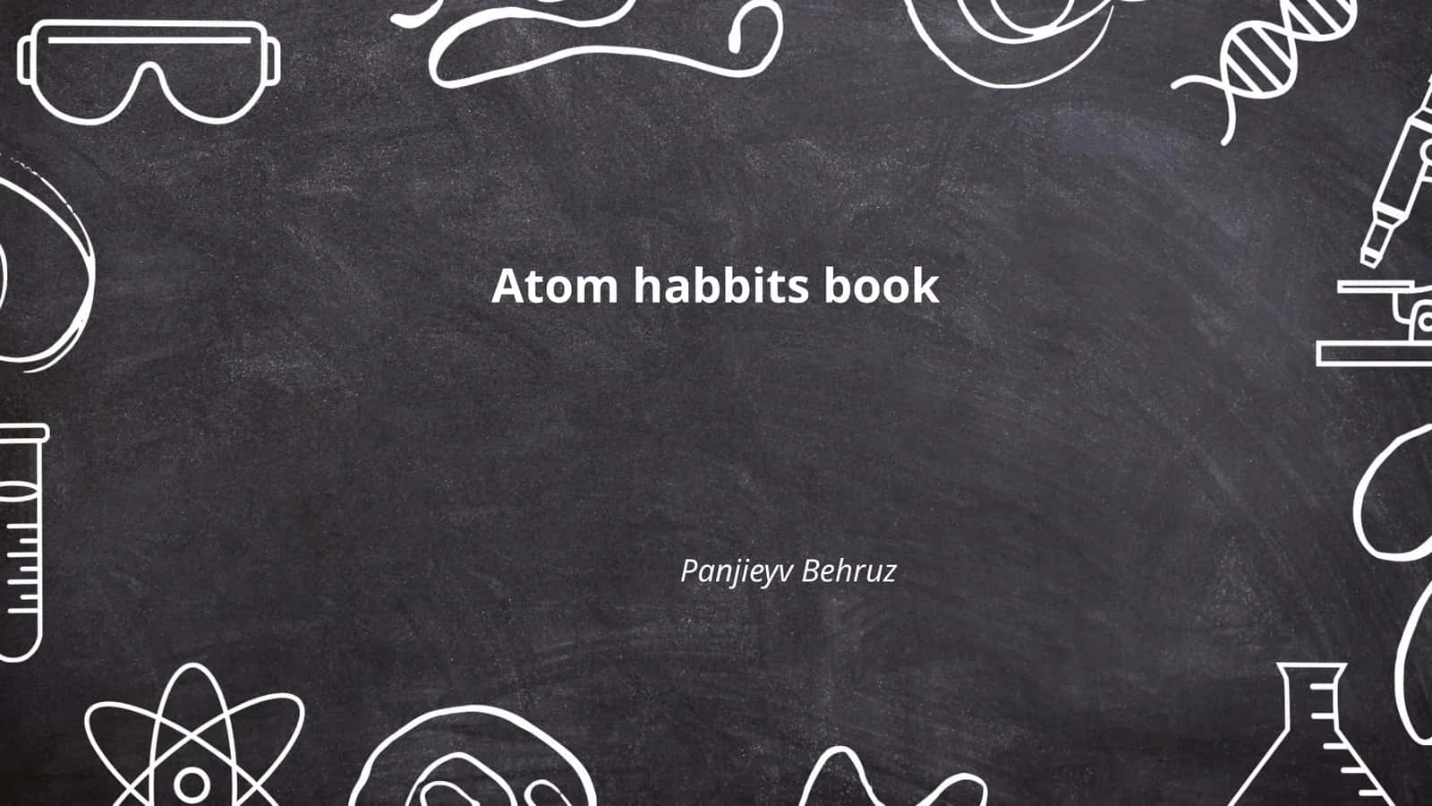 Atom habbits book 1