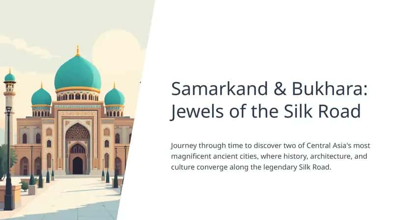 Samarkand & Bukhara: Jewels of the Silk Road 1