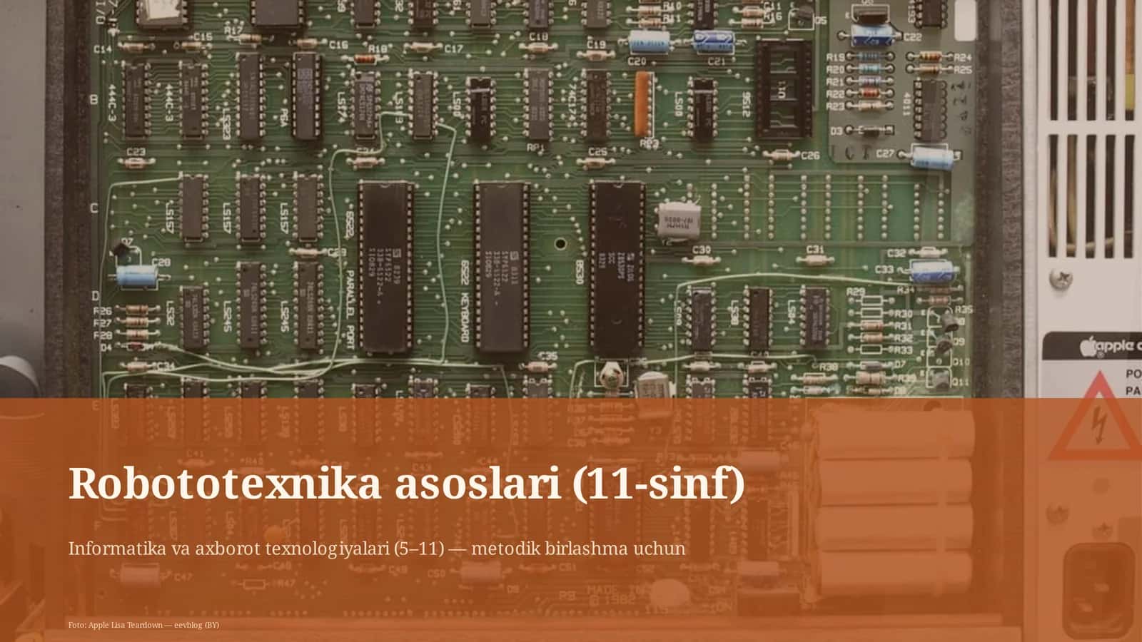 Robototexnika asoslari (11-sinf) 1