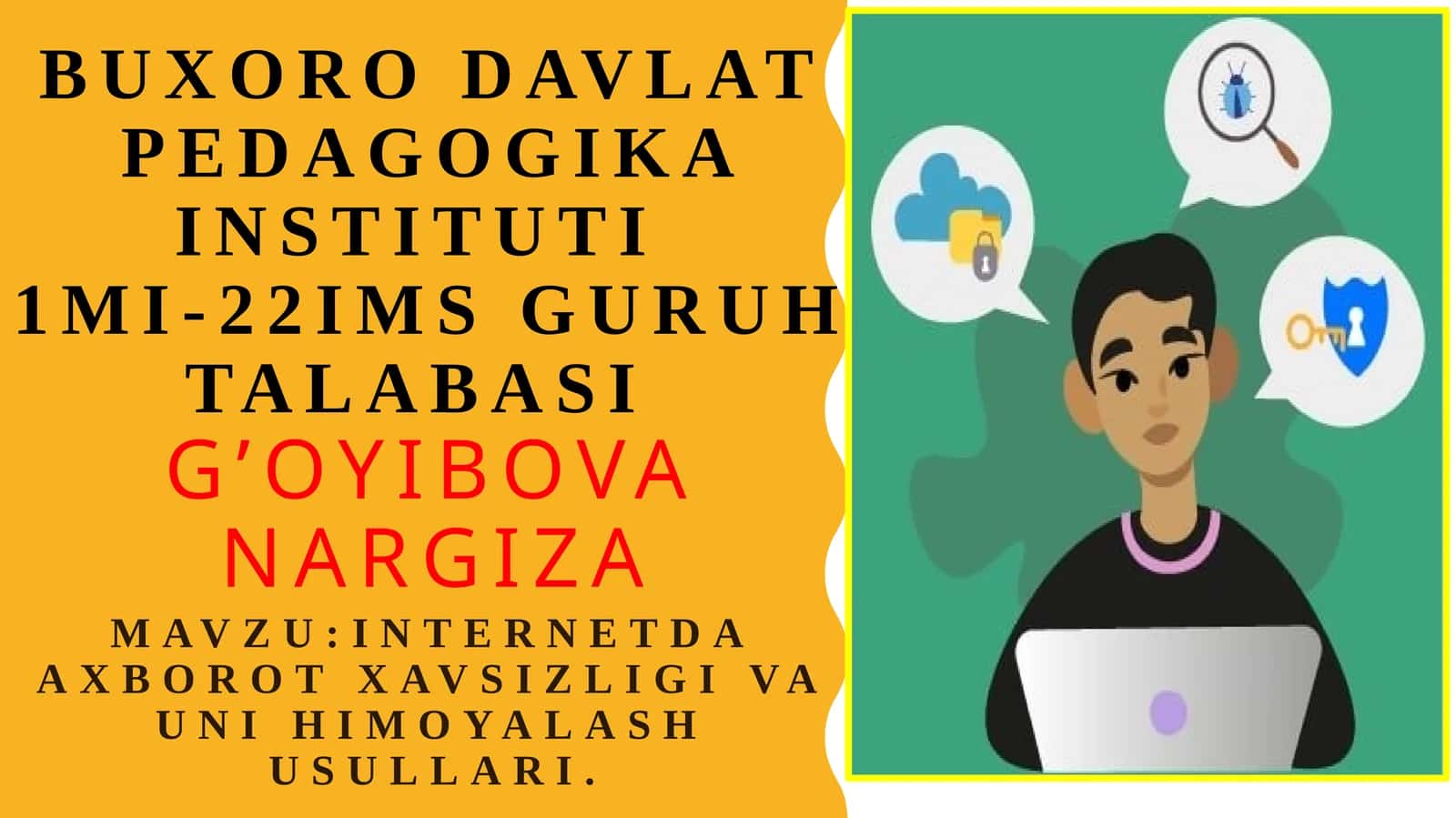 Internetda axborot xavfsizligi va uni himoyalash usullari 1