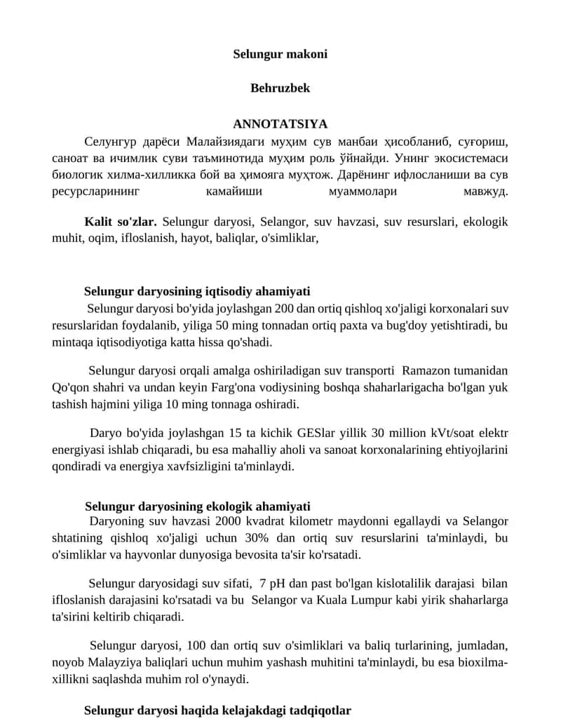 Selungur makoni 1