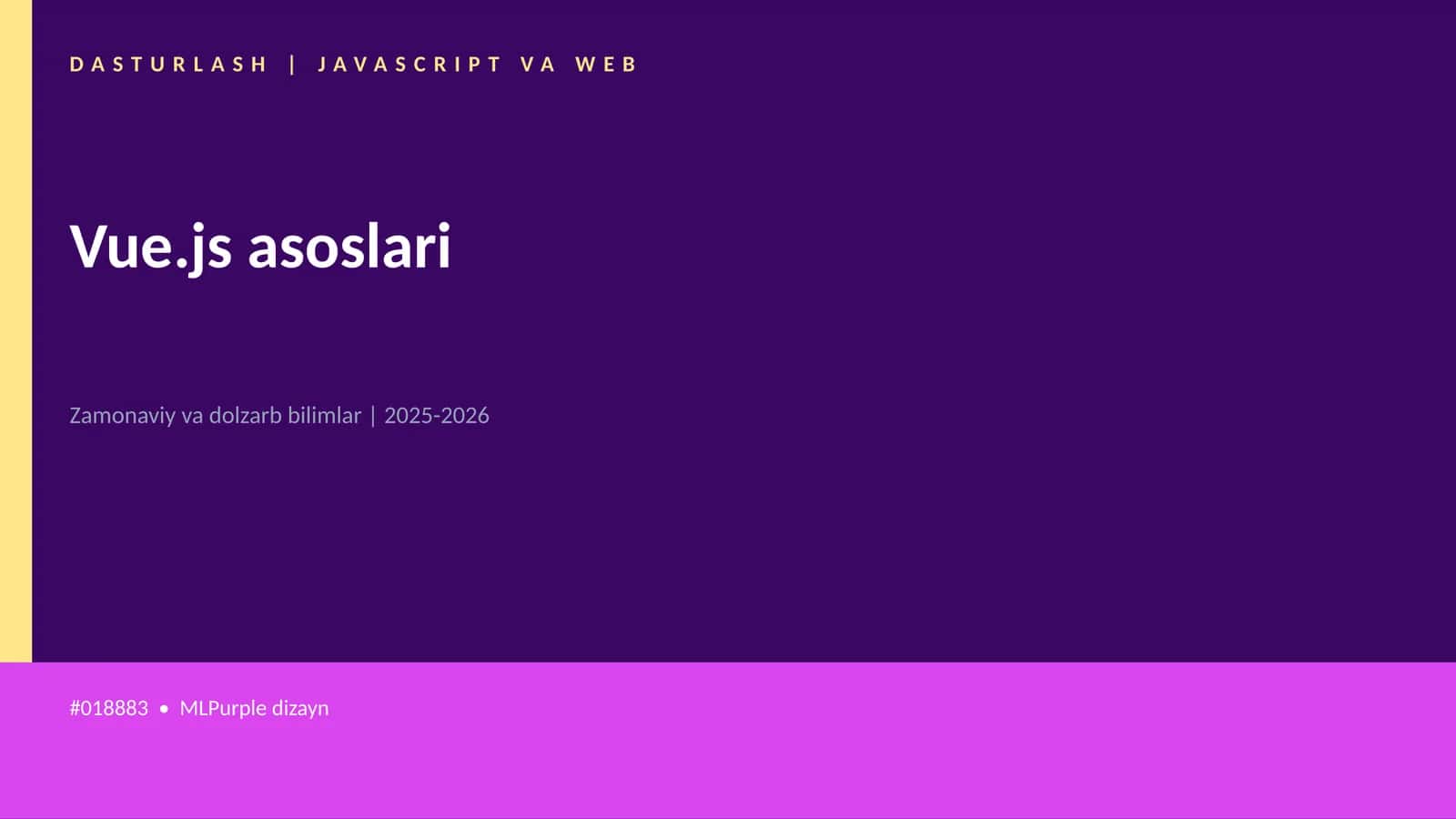 Vue.js asoslari 1
