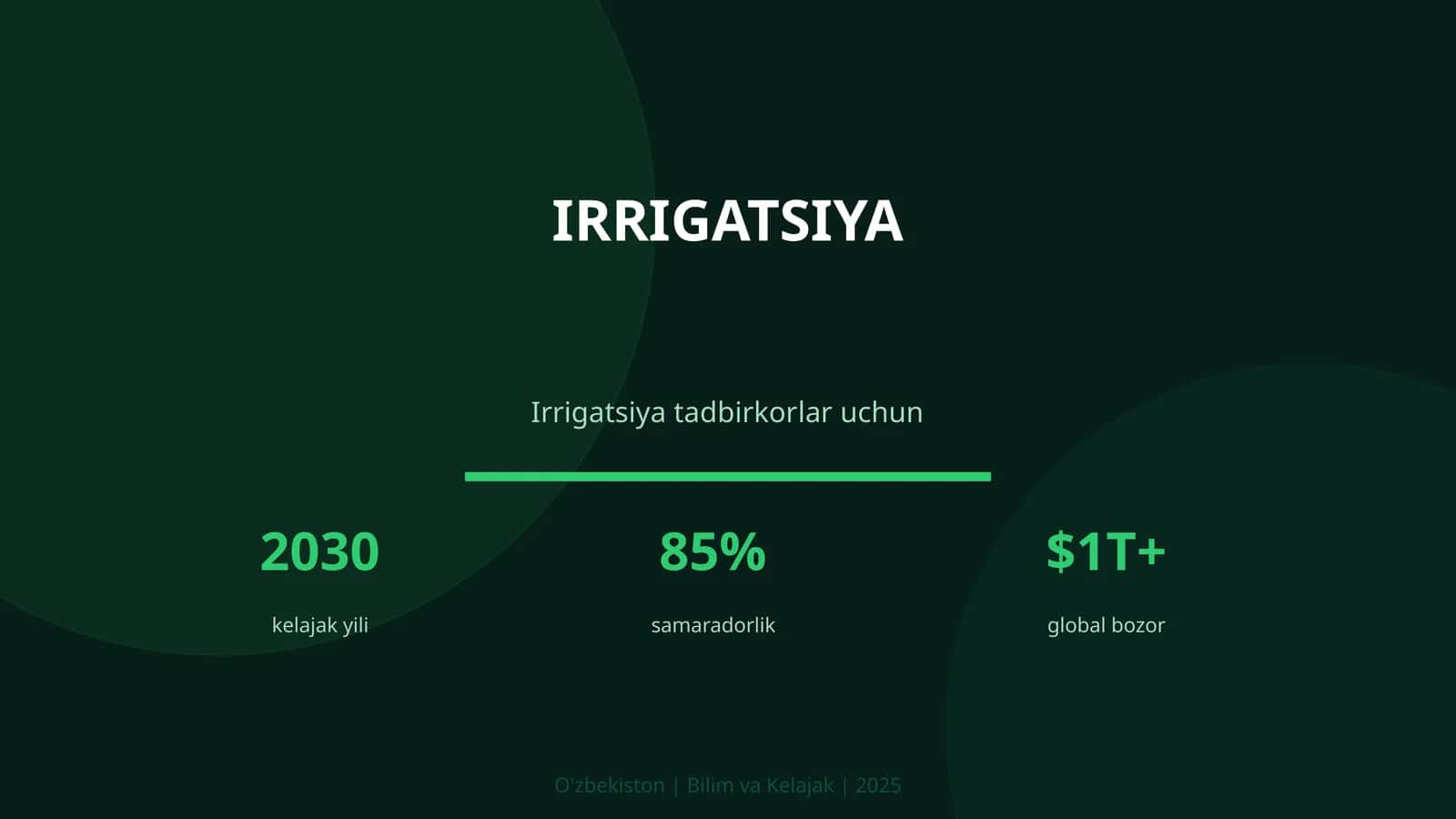 Irrigatsiya 1