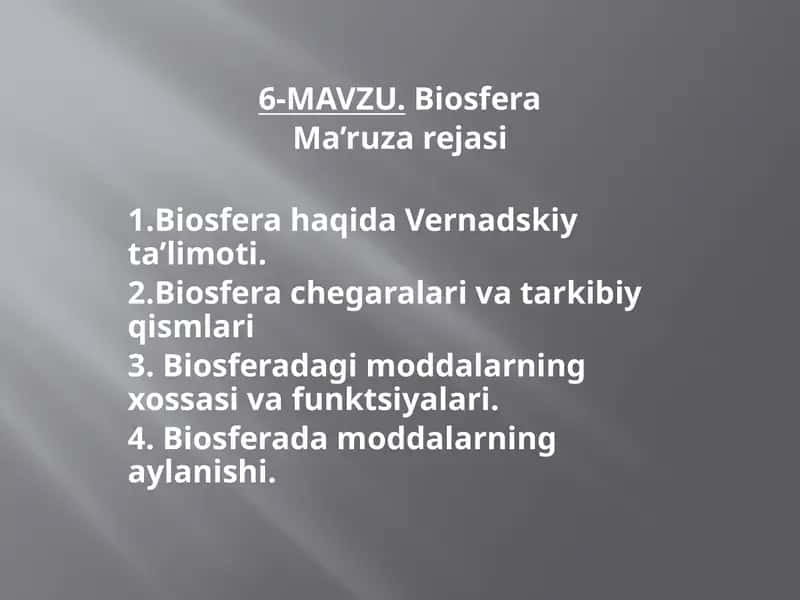 Biosfera 1