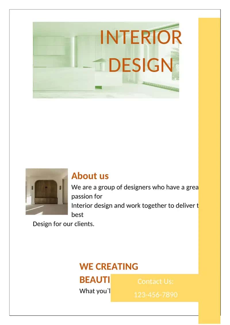INTERIOR DESIGN 1